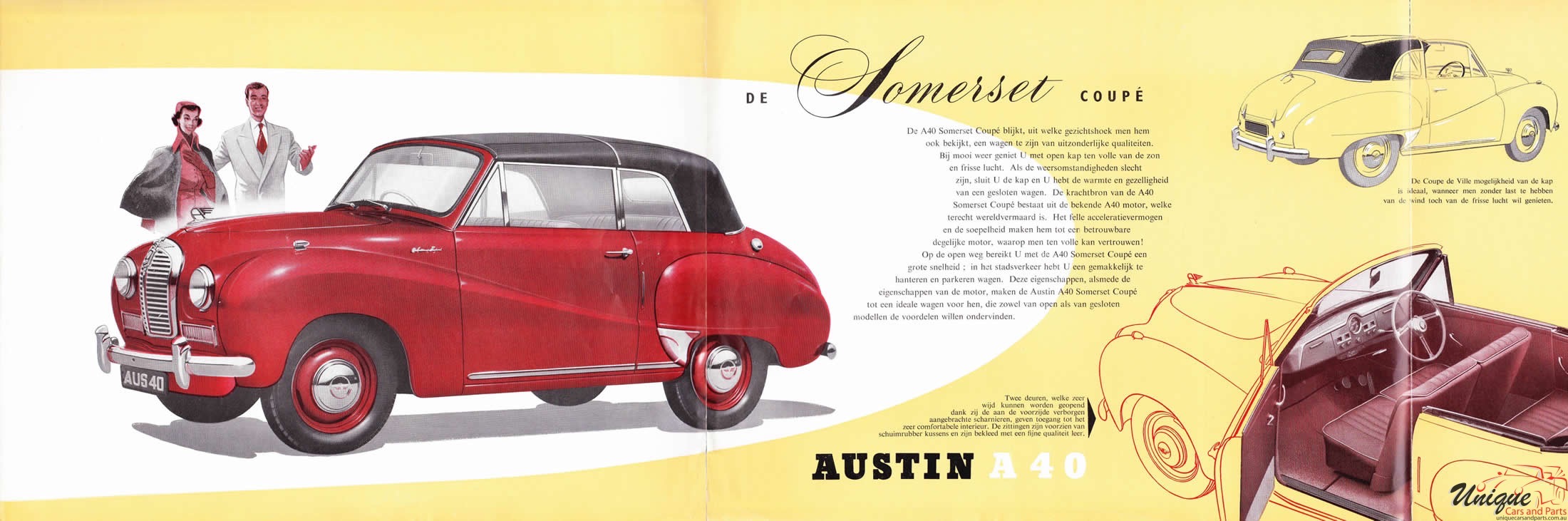 1950 Austin A40 Somerset Coupe Brochure Page 5